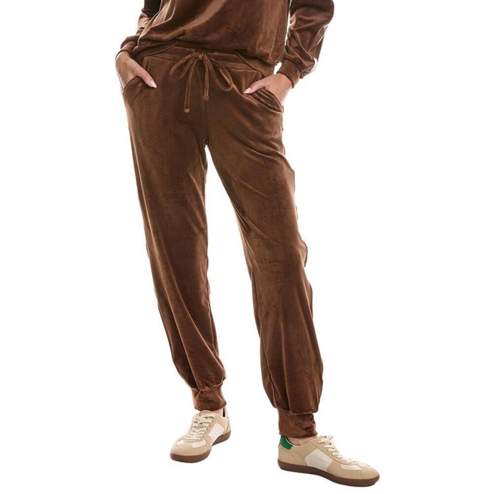 Knit Riot Womens  Velour Track Jogger